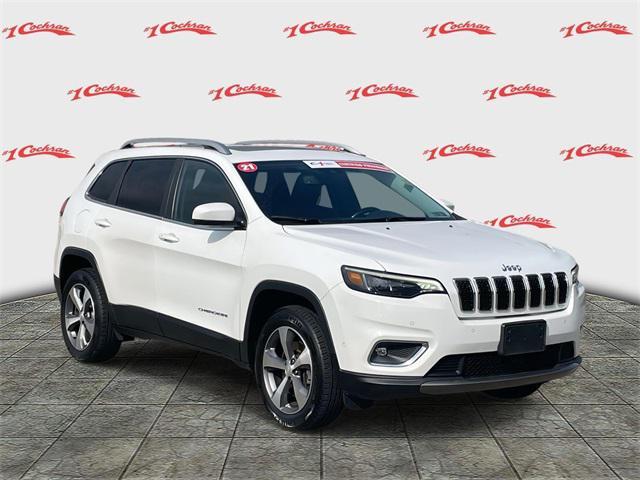 used 2021 Jeep Cherokee car, priced at $23,867