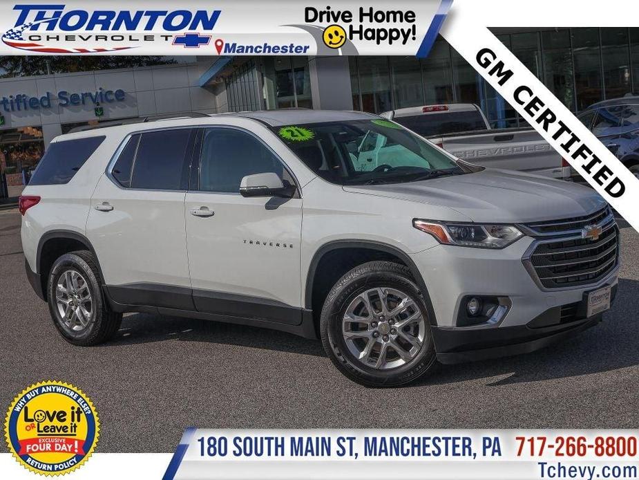 used 2021 Chevrolet Traverse car, priced at $28,618