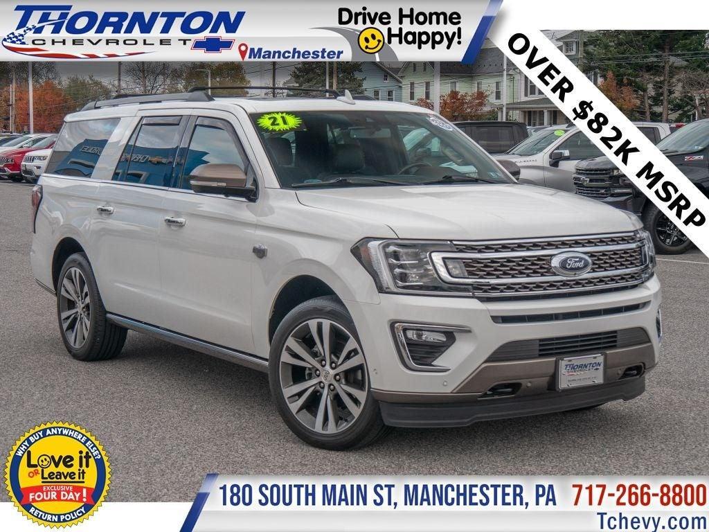 used 2021 Ford Expedition Max car, priced at $54,495