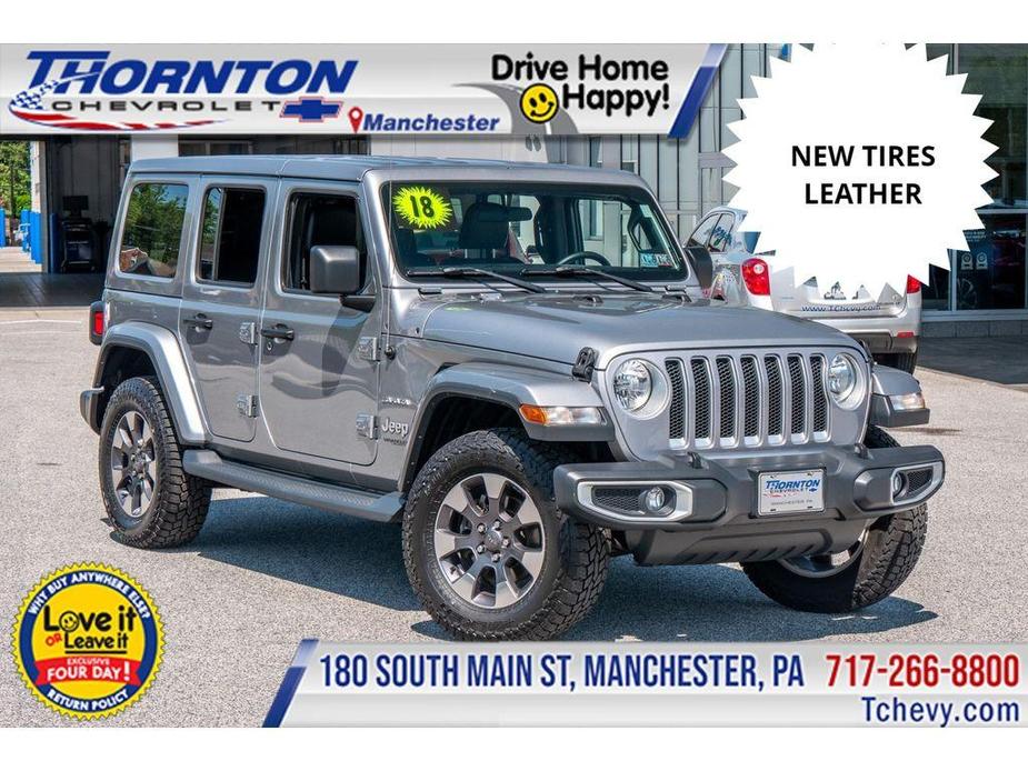 used 2018 Jeep Wrangler Unlimited car, priced at $31,310