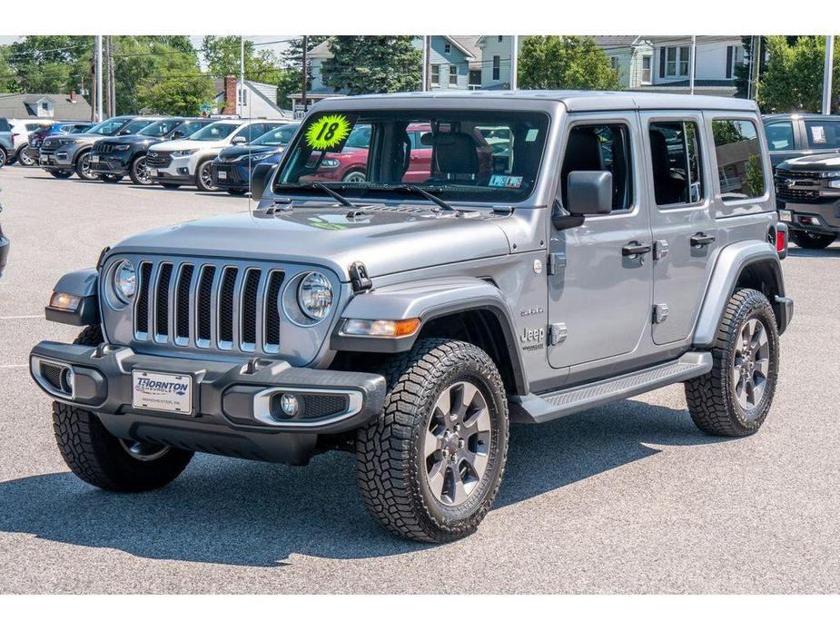 used 2018 Jeep Wrangler Unlimited car, priced at $31,310