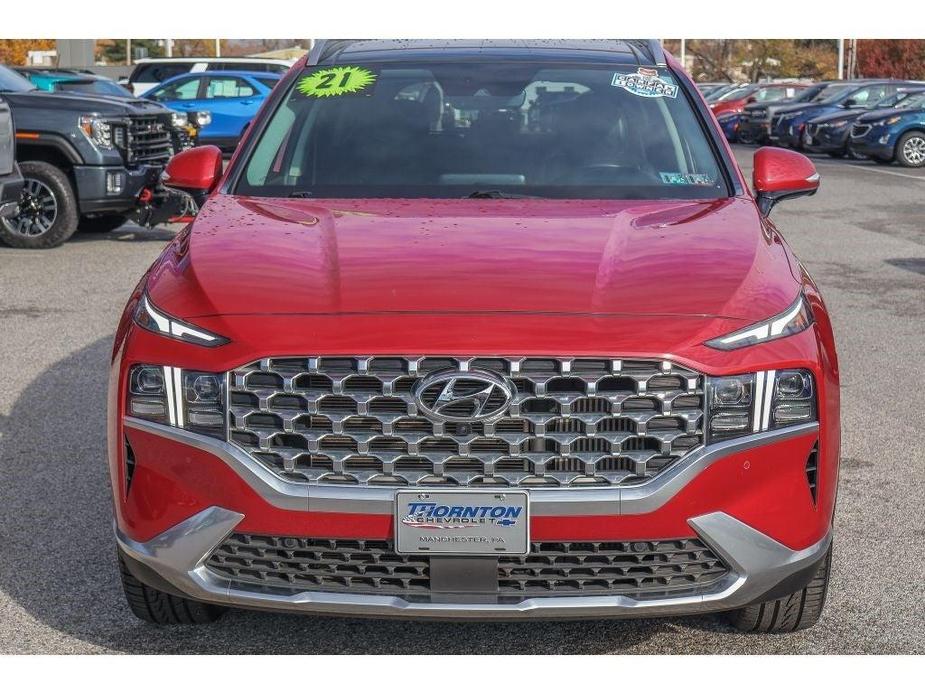 used 2021 Hyundai Santa Fe car, priced at $25,600