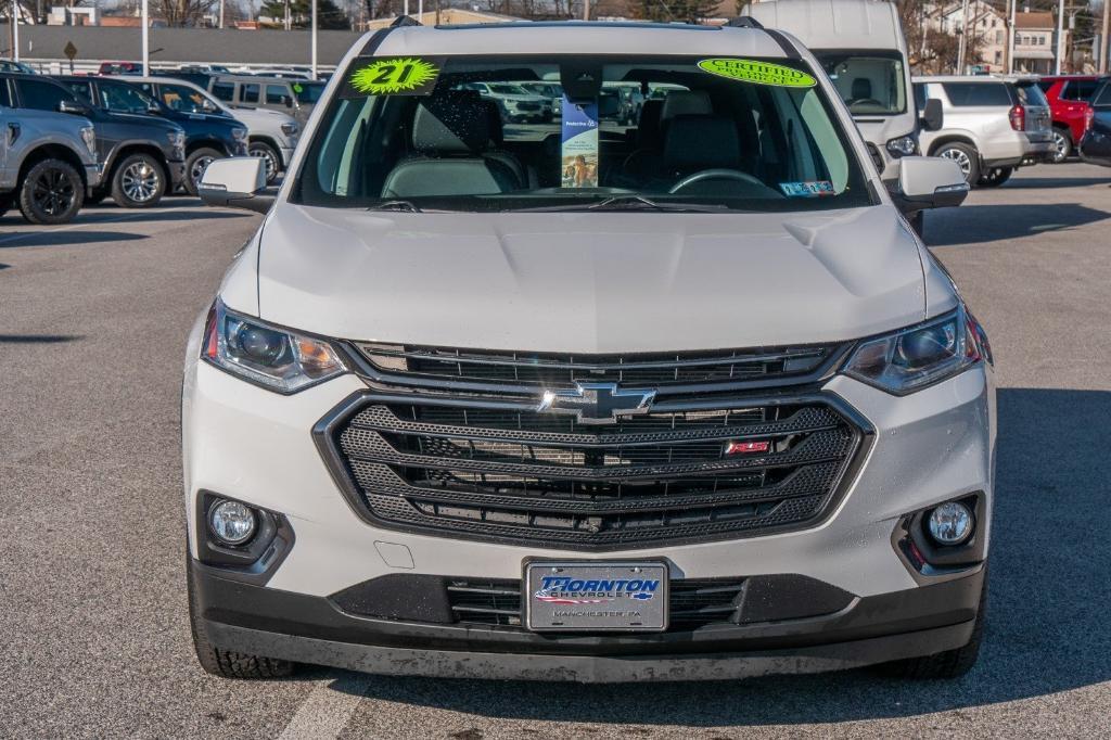 used 2021 Chevrolet Traverse car, priced at $37,680