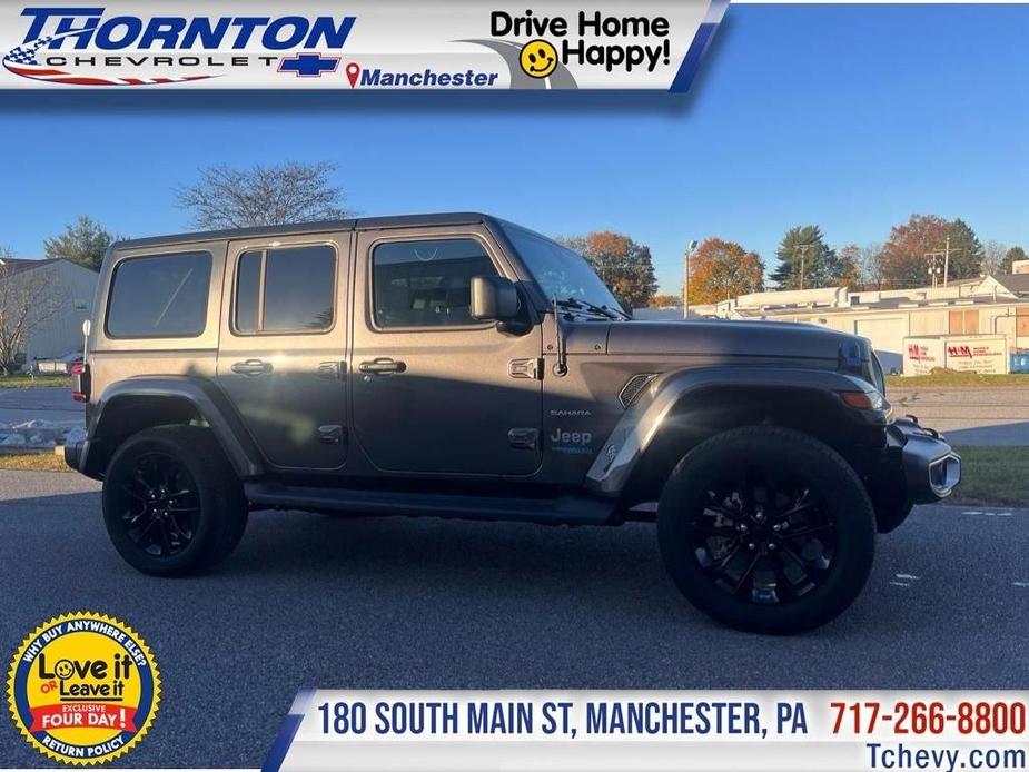 used 2021 Jeep Wrangler Unlimited 4xe car, priced at $33,995