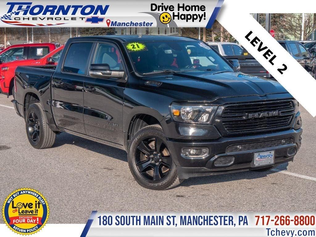 used 2021 Ram 1500 car, priced at $35,649