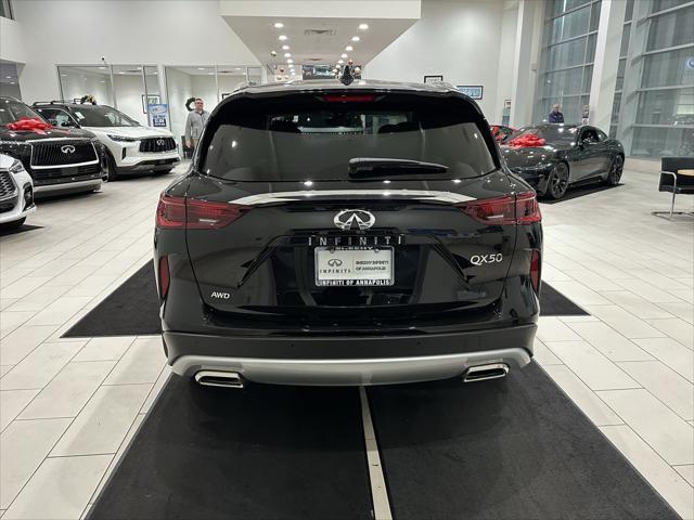 new 2025 INFINITI QX50 car, priced at $46,824