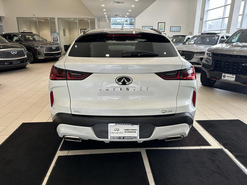 new 2025 INFINITI QX55 car, priced at $50,890