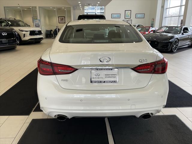 used 2021 INFINITI Q50 car, priced at $27,390