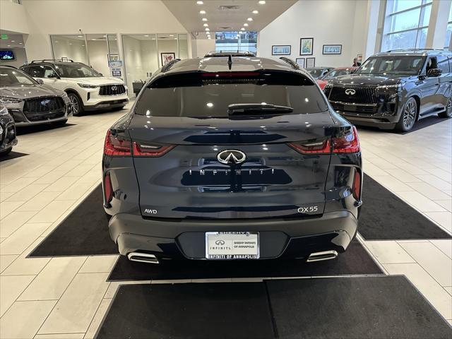 new 2025 INFINITI QX55 car, priced at $61,340