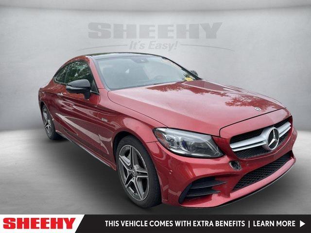 used 2020 Mercedes-Benz AMG C 43 car, priced at $47,999