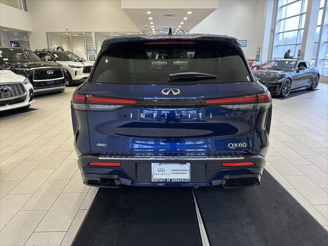 new 2025 INFINITI QX60 car, priced at $55,615