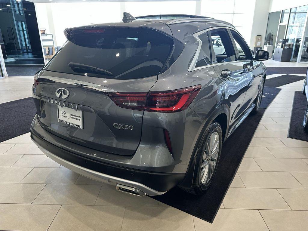 new 2025 INFINITI QX50 car, priced at $49,270