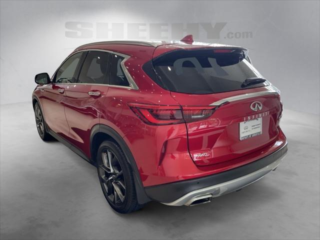 used 2022 INFINITI QX50 car, priced at $35,253