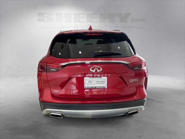 used 2022 INFINITI QX50 car, priced at $35,253