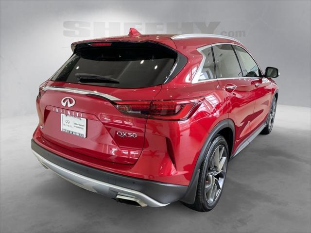 used 2022 INFINITI QX50 car, priced at $35,253