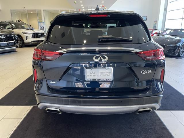 used 2021 INFINITI QX50 car, priced at $25,670