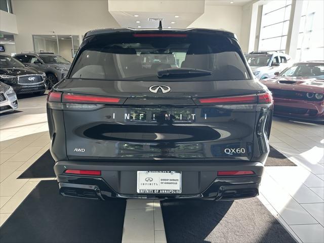 new 2025 INFINITI QX60 car, priced at $53,614