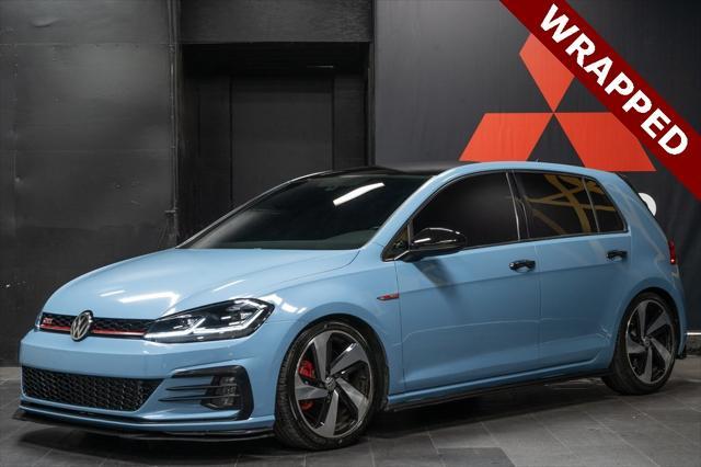 used 2021 Volkswagen Golf GTI car, priced at $25,697