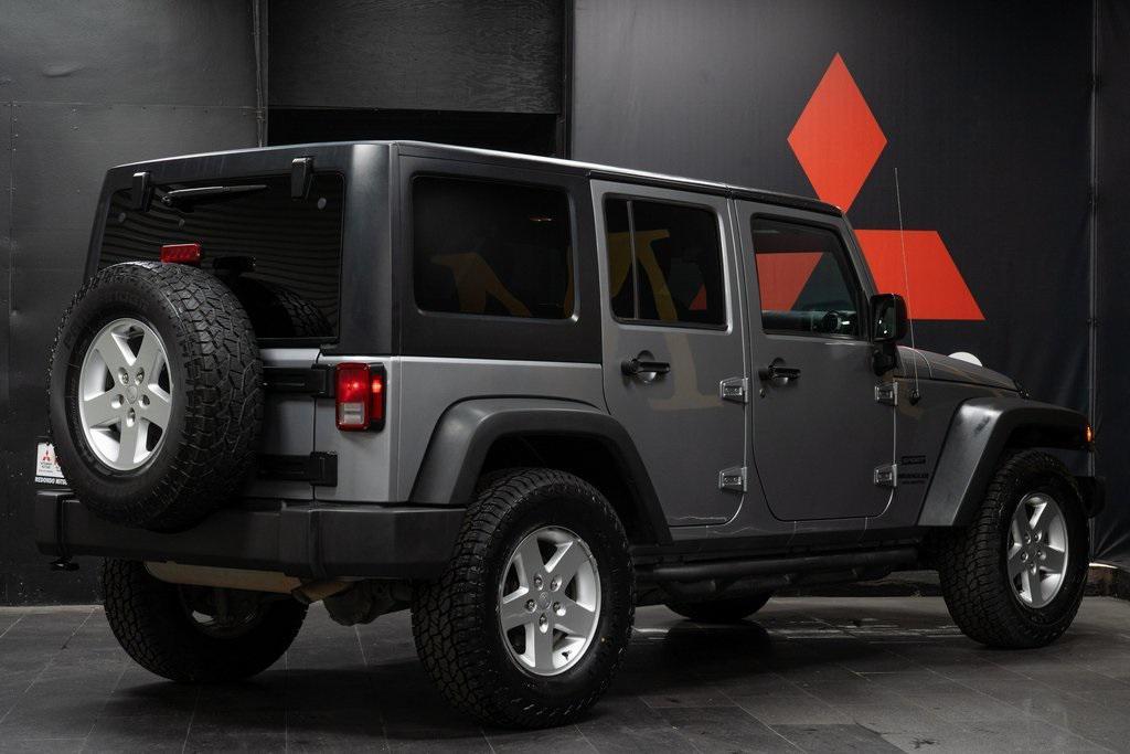 used 2016 Jeep Wrangler Unlimited car, priced at $18,999