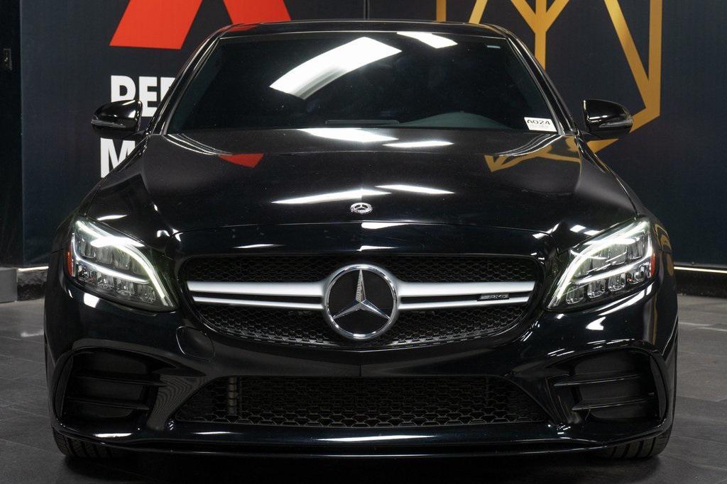 used 2021 Mercedes-Benz AMG C 43 car, priced at $34,579