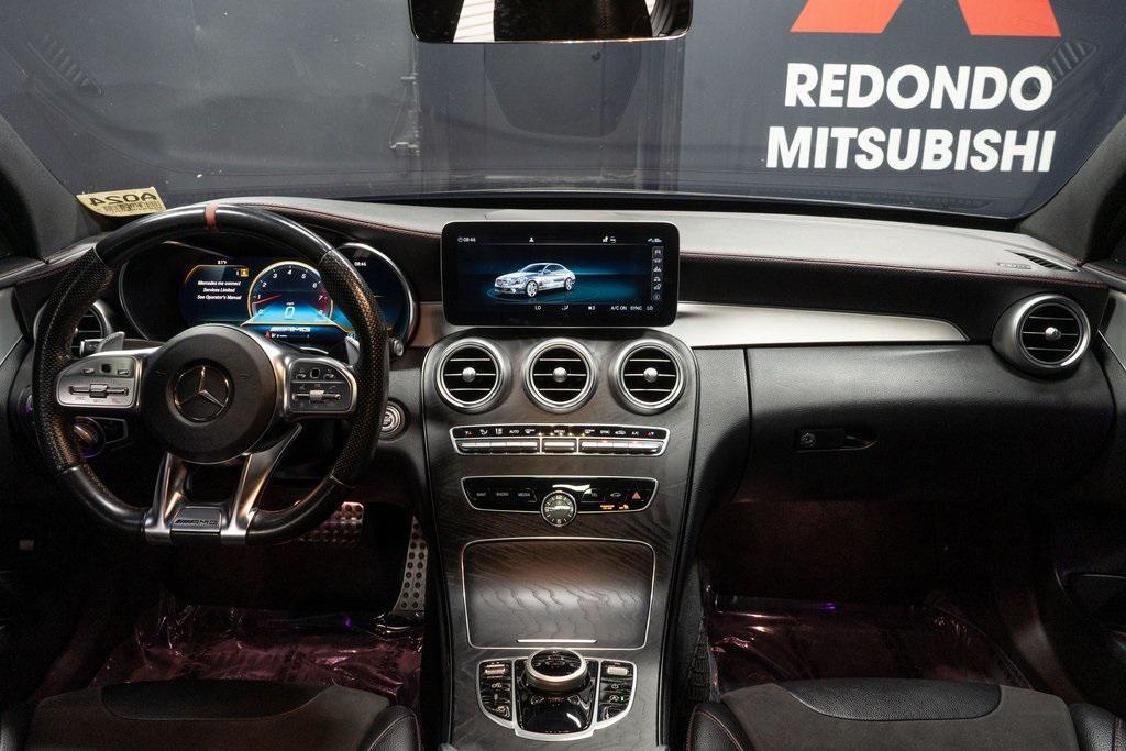 used 2021 Mercedes-Benz AMG C 43 car, priced at $34,579