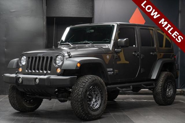 used 2016 Jeep Wrangler Unlimited car, priced at $20,691