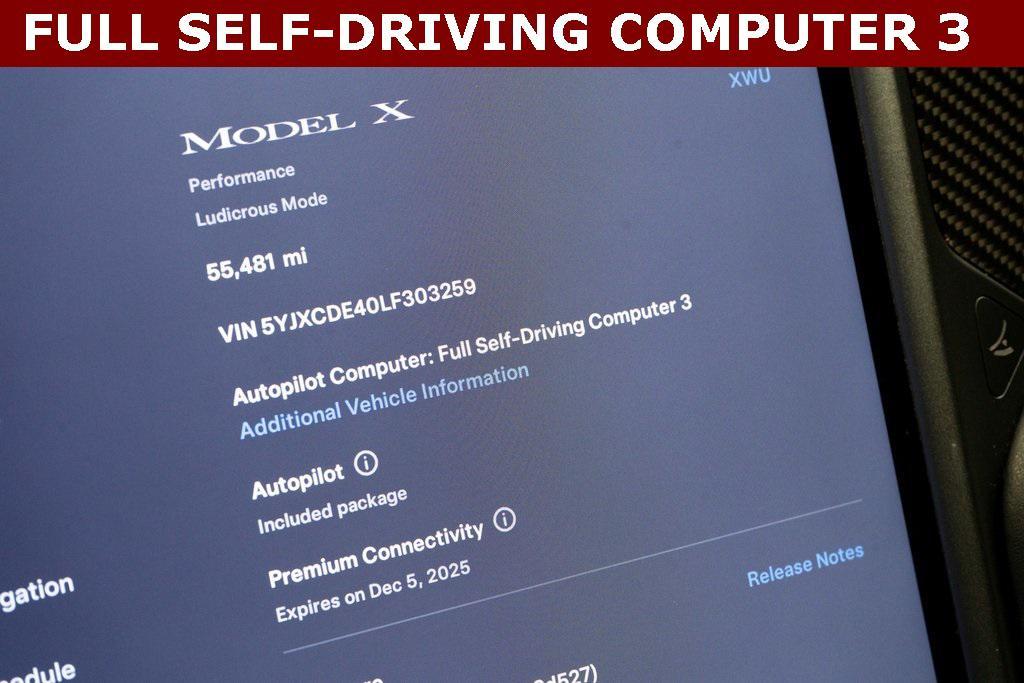 used 2020 Tesla Model X car, priced at $37,495