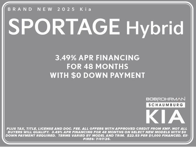 new 2025 Kia Sportage Hybrid car, priced at $33,547