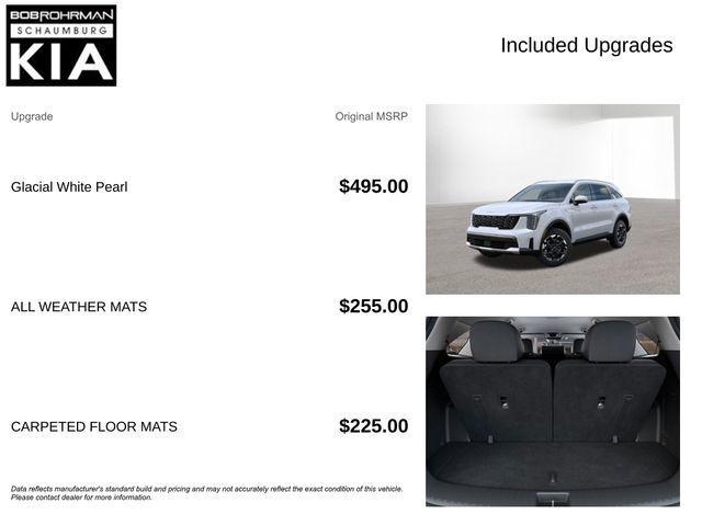 new 2025 Kia Sorento car, priced at $37,316