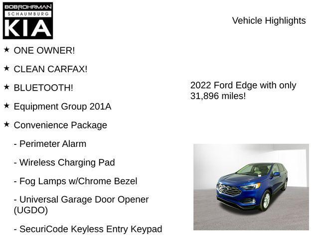 used 2022 Ford Edge car, priced at $24,527