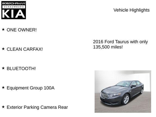 used 2016 Ford Taurus car, priced at $7,250