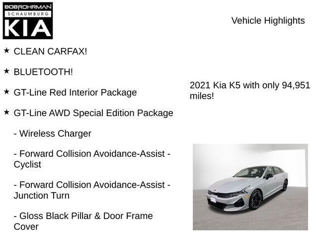 used 2021 Kia K5 car, priced at $19,010