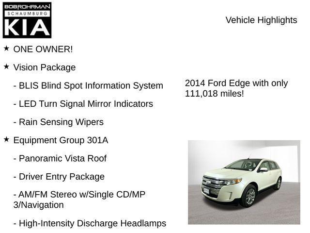 used 2014 Ford Edge car, priced at $5,885