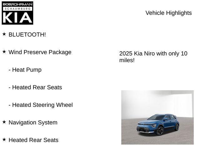new 2025 Kia Niro EV car, priced at $42,278