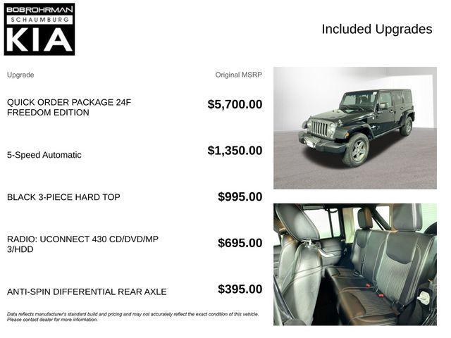 used 2015 Jeep Wrangler Unlimited car, priced at $16,998