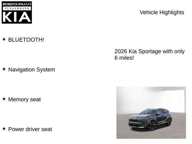 new 2026 Kia Sportage Hybrid car, priced at $42,065