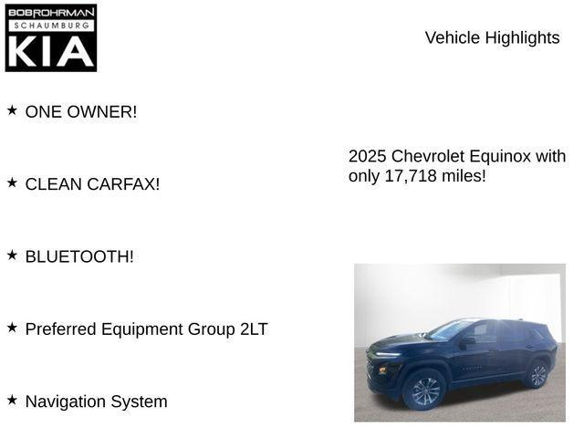 used 2025 Chevrolet Equinox car, priced at $26,566