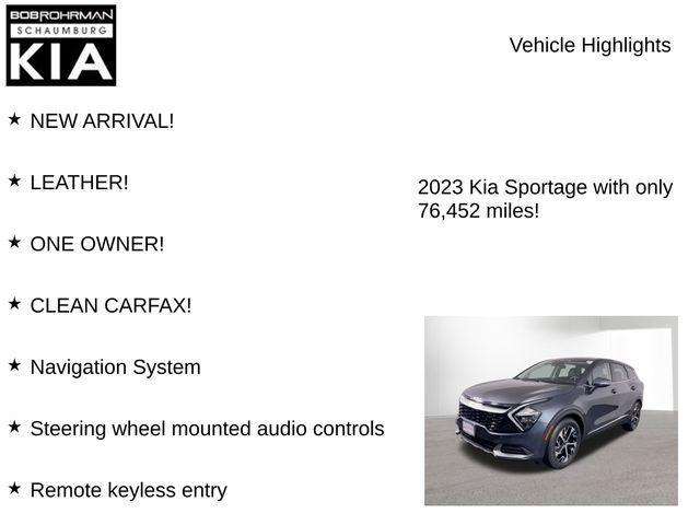 used 2023 Kia Sportage car, priced at $21,302