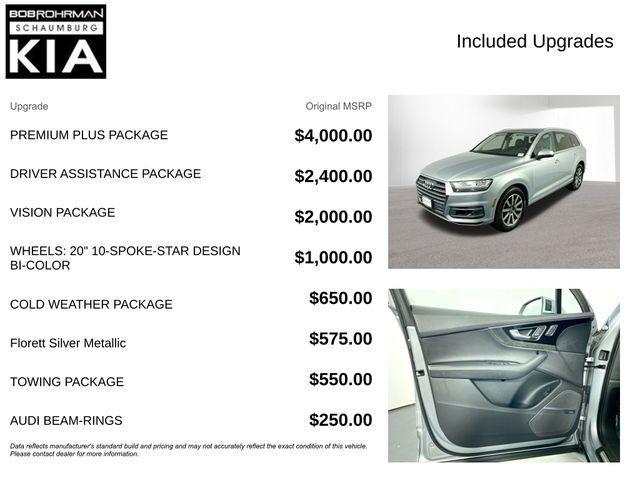 used 2018 Audi Q7 car, priced at $16,724
