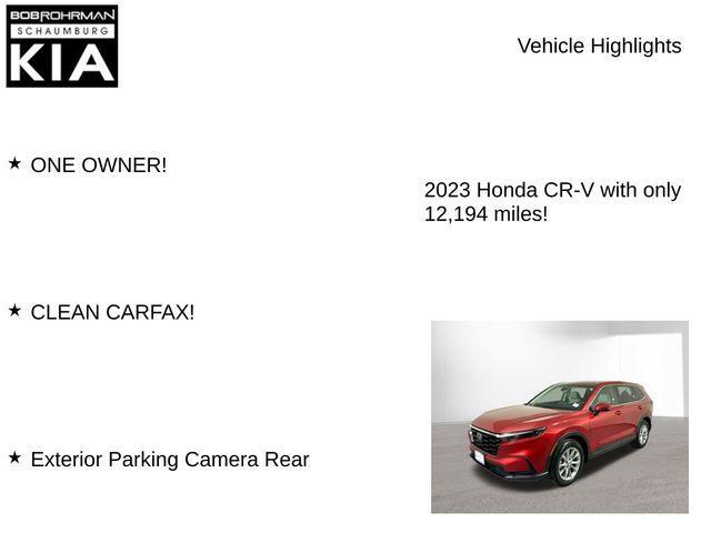 used 2023 Honda CR-V car, priced at $29,136