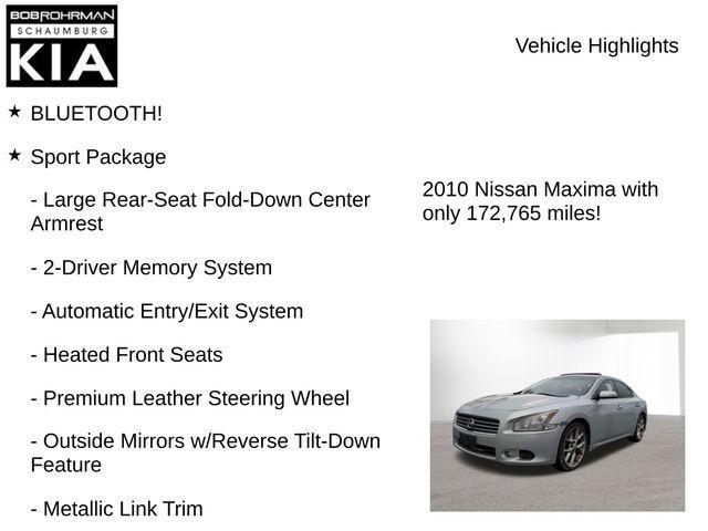 used 2010 Nissan Maxima car, priced at $2,999