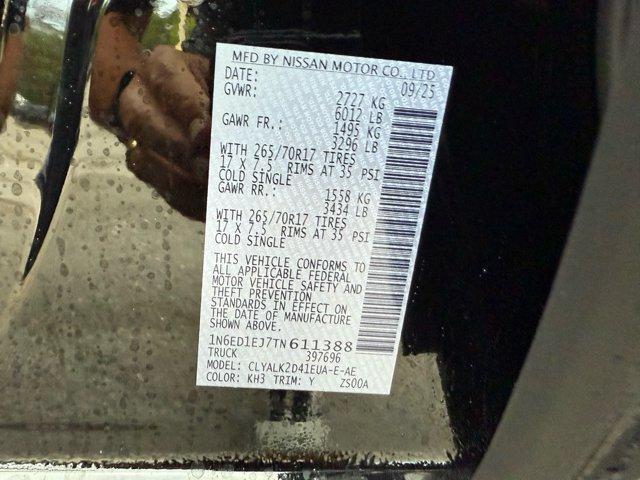 new 2026 Nissan Frontier car, priced at $44,931