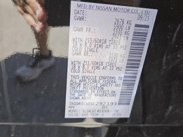 new 2025 Nissan Pathfinder car, priced at $39,769