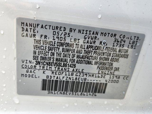 new 2025 Nissan Versa car, priced at $21,265