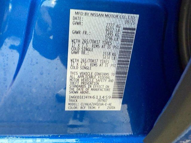 new 2026 Nissan Frontier car, priced at $44,137