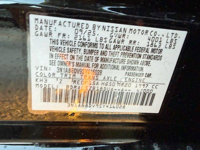 new 2025 Nissan Sentra car, priced at $26,513