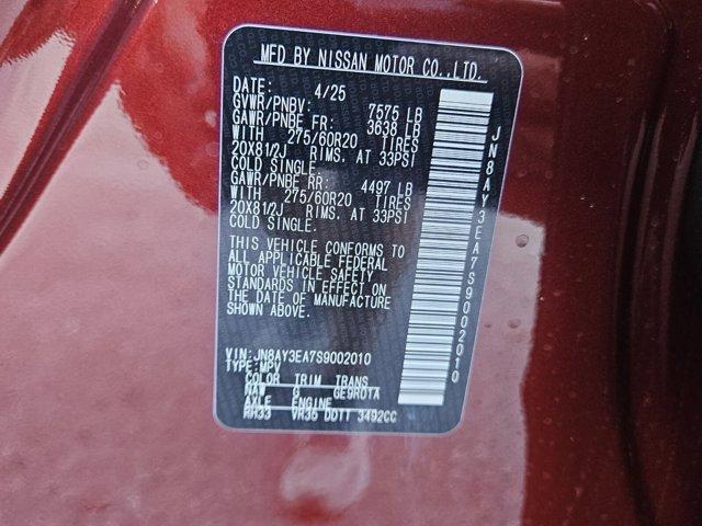 new 2025 Nissan Armada car, priced at $68,994
