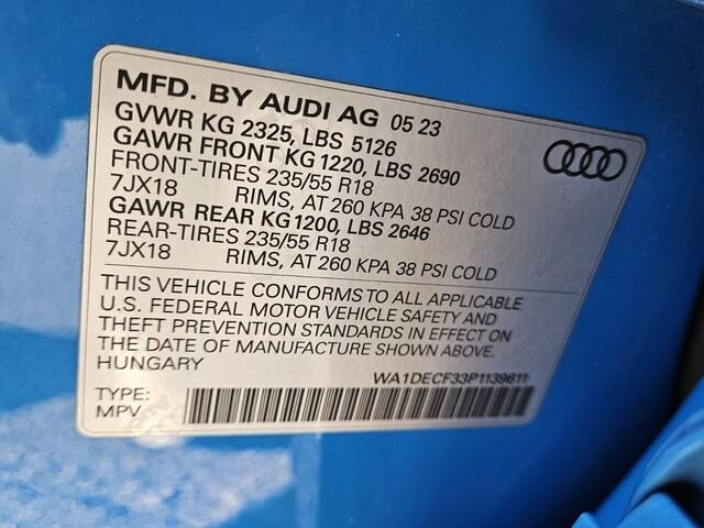 used 2023 Audi Q3 car, priced at $25,988