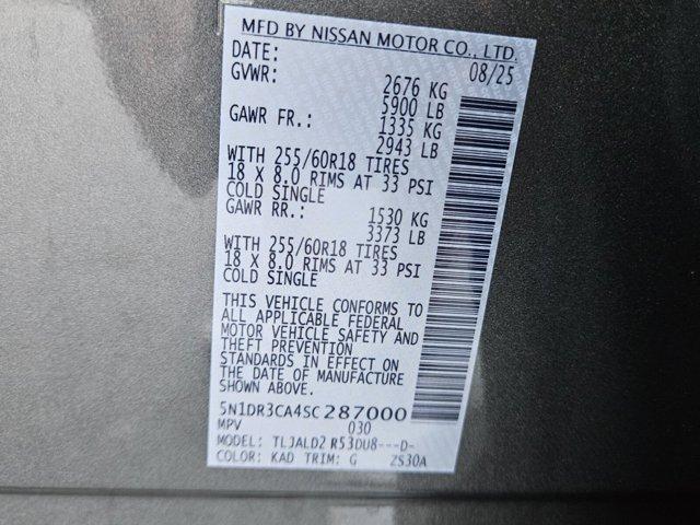 new 2025 Nissan Pathfinder car, priced at $41,026