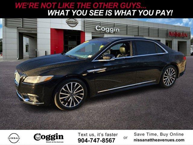 used 2017 Lincoln Continental car, priced at $18,991